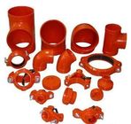 1.5 &quot;3650PS Ductile Iron Fitting 75L 48.3mm Red Round Type Coupling