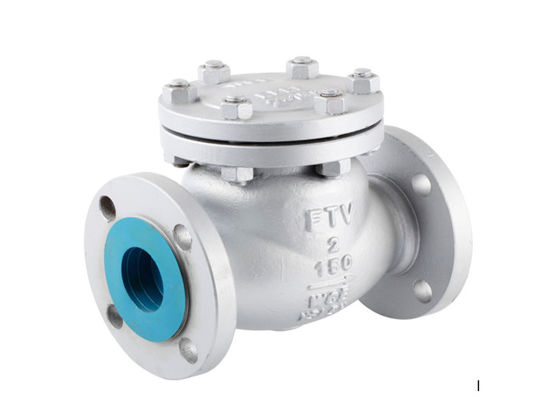 ASME B16.34 และ API 6D ANSI Flange Bolted Bonnet 316 Stainless Steel Swing Check Valve