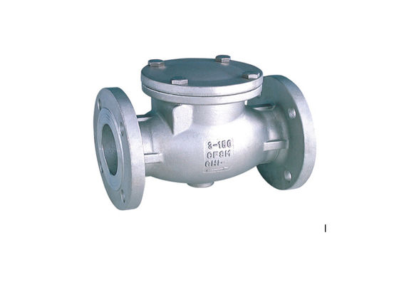 ASME B16.34 และ API 6D ANSI Flange Bolted Bonnet 316 Stainless Steel Swing Check Valve