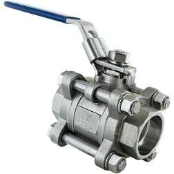 เหล็กกล้าไร้สนิม ASTM A312 TP316L ขโมยบอลวาล์วลอย 3 "150 # Low Press Class