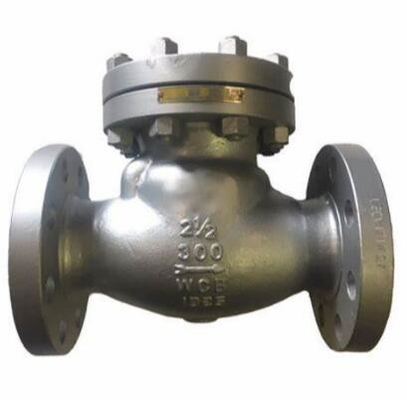 DIN 3840 / BS EN 1868 PN16 DN400 CF8M วาล์วตรวจสอบหน้าแปลนเกลียวสแตนเลส