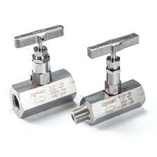 ปลายเกลียว 6000PSI วาล์วเข็มเหล็ก Monel Alloy 400 3/8 &quot;MNPT x FNPT