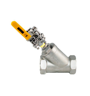 NPT BSPT PT BSP 1/2--4&quot; CF8M สแตนเลส Y สายเช็ดเส้นหญิง