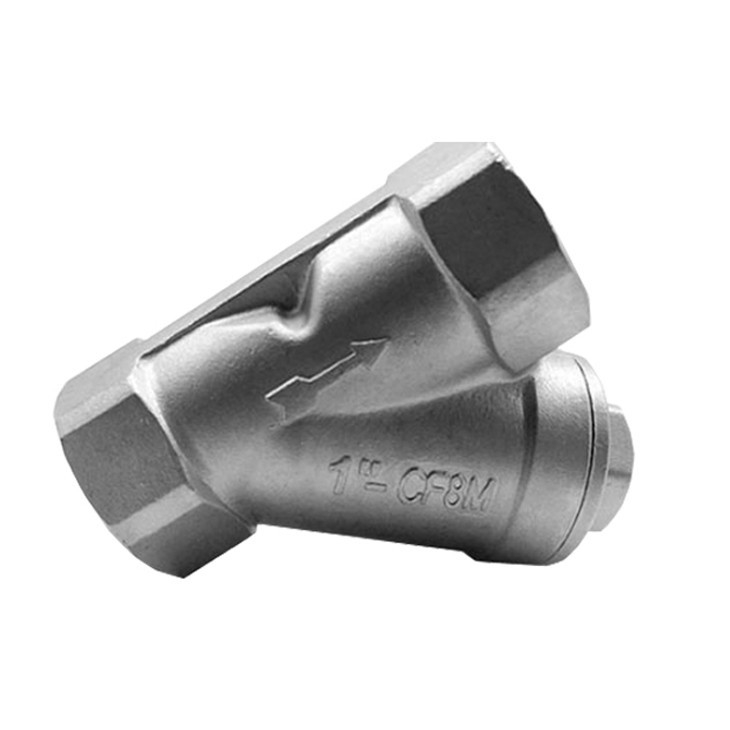 1/2--4 &quot; CF8M สแตนเลส Y แบบ สายสกรีนสตรี NPT BSPT PT BSP