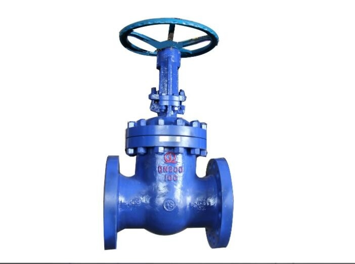 Asme B16.10 Dn80 วาล์วประตูนั่งแบบยืดหยุ่นที่นั่งก้นแบนไม่มีวาล์วประตูเหล็กรั่ว